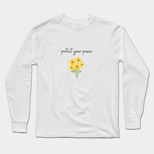 protect your peace Long Sleeve T-Shirt